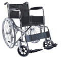 Günstiger Krankenhausrollstuhl Standard Stahl Manueller Rollstuhl